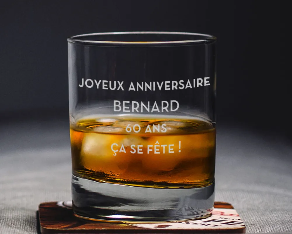 Bouteille de whisky Glen Moray - Avec un verre personnalisé|Cadeaux.com Discount