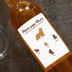 Bouteille de whisky personnalisée - Tribu Ours|Cadeaux.com Outlet