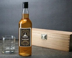 Bouteille de whisky personnalisée message - Rétro|Cadeaux.com Best