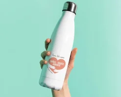 Bouteille isotherme en inox personnalisée - C'est pour ça qu'on t'aime|Cadeaux.com Sale