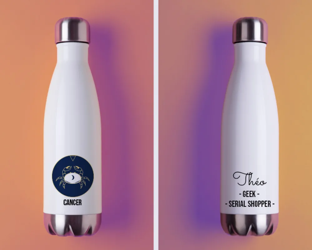 Bouteille isotherme en inox personnalisée - Signes du Zodiaque|Cadeaux.com Hot