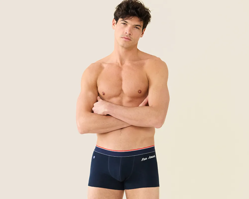 Boxer brodé Le Slip Français - Mon Amour|Cadeaux.com