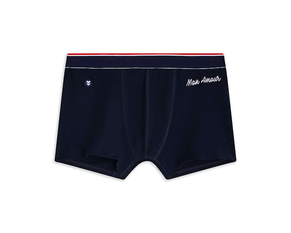 Boxer brodé Le Slip Français - Mon Amour|Cadeaux.com