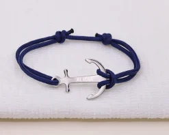Bracelet ancre marine Personnalisable - Prénom|Cadeaux.com Clearance