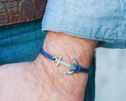 Bracelet ancre marine Personnalisable - Prénom|Cadeaux.com Clearance