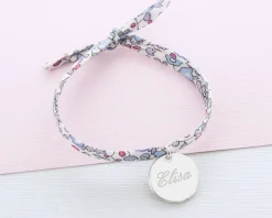 Bracelet enfant Personnalisable - Bleu ou rose|Cadeaux.com Discount