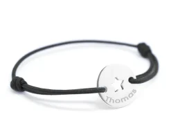 Bracelet Jeton Personnalisable - Etoile argent véritable|Cadeaux.com Outlet