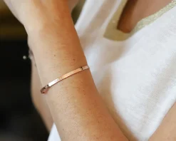 Bracelet Jonc - Argent rosé|Cadeaux.com Best