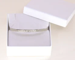 Bracelet Jonc gravé en Argent véritable|Cadeaux.com Outlet