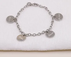 Bracelet médailles - Argent véritable|Cadeaux.com Outlet