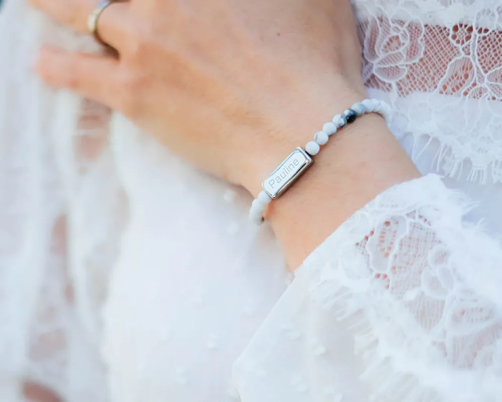 Bracelet perles Personnalisable - Prénom|Cadeaux.com Clearance