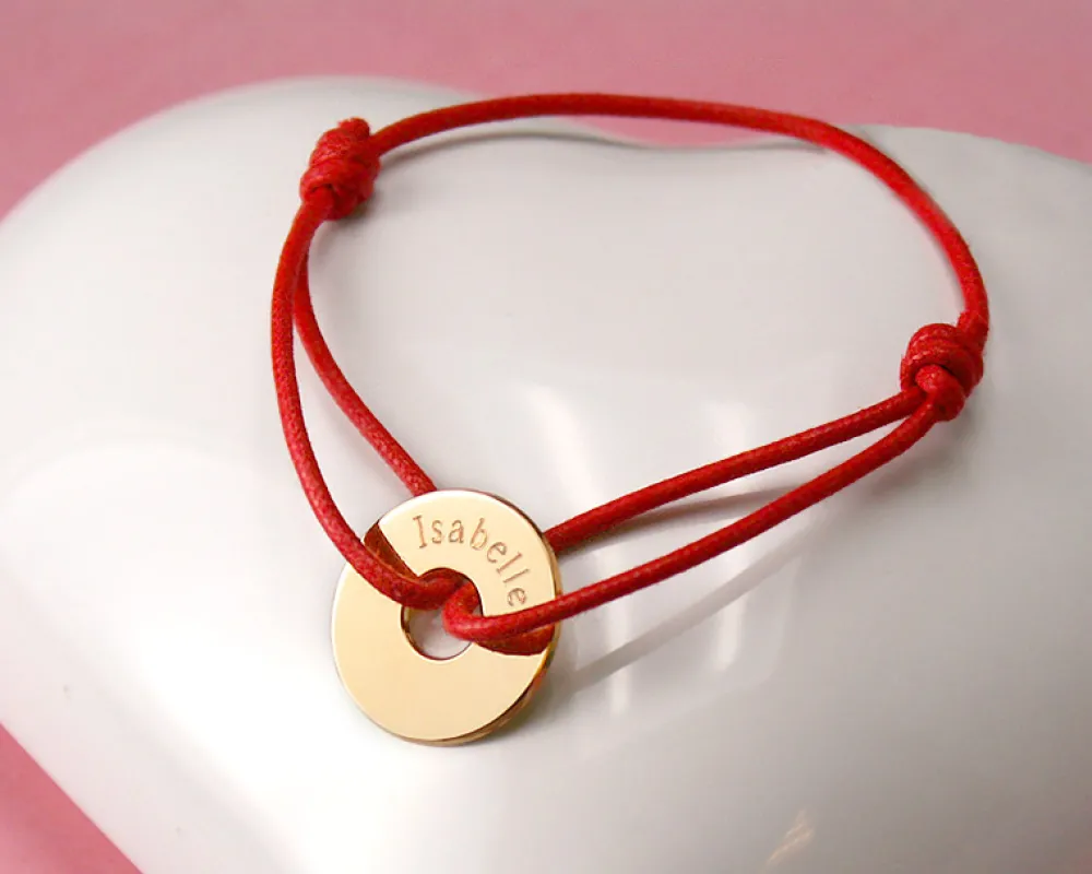 Bracelet personnalisé Mots Doux - Plaqué Or 18 carats ou Argent 925|Cadeaux.com Outlet