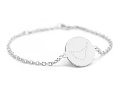 Bracelet personnalisé plaqué or ou argent - Constellations|Cadeaux.com