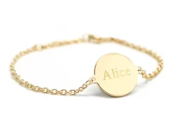 Bracelet personnalisé plaqué or ou argent - Constellations|Cadeaux.com