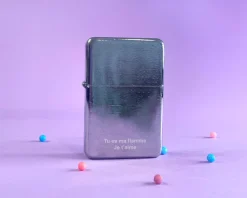 Briquet Gravé Personnalisable|Cadeaux.com