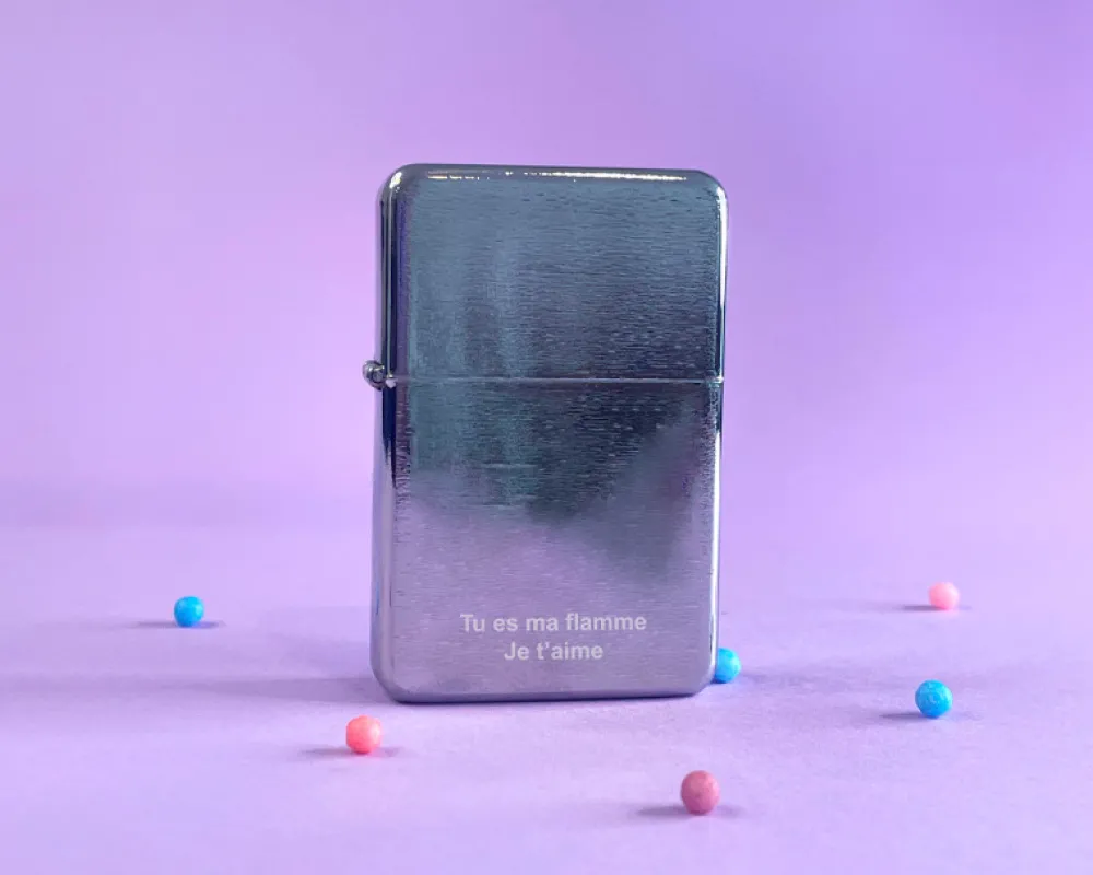 Briquet Gravé Personnalisable|Cadeaux.com