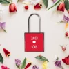 Cadenas de l'Amour Personnalisable - Prénoms - Rouge Passion|Cadeaux.com Hot