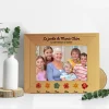 Cadre en bois personnalisé - Famille fleurs|Cadeaux.com Sale