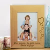 Cadre photo en bois gravé|Cadeaux.com Outlet