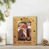 Cadre photo en bois personnalisé - Premier Noël ensemble|Cadeaux.com New