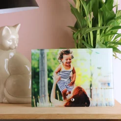 Cadre photo en verre Personnalisable|Cadeaux.com Discount