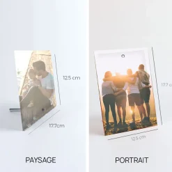 Cadre photo en verre Personnalisable|Cadeaux.com Discount