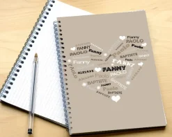 Cahier Coeur Famille|Cadeaux.com Sale