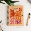 Cahier en bois personnalisé - Botanique|Cadeaux.com Hot