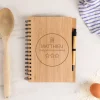 Cahier en bois personnalisé - Chef étoilé|Cadeaux.com Online