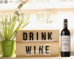Caisse à vin personnalisable avec lettres et émoticônes|Cadeaux.com Outlet