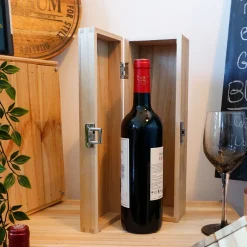 Caisse à vin personnalisée - Dessin au trait|Cadeaux.com Best