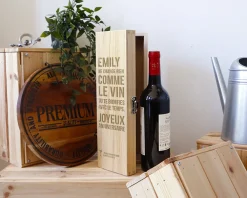 Caisse à vin personnalisée anniversaire - Citation|Cadeaux.com Clearance