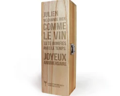 Caisse à vin personnalisée anniversaire - Citation|Cadeaux.com Clearance