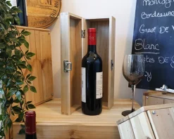 Caisse à vin personnalisée en bois - Meilleure Grand-mère|Cadeaux.com Outlet