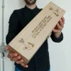 Caisse à vin personnalisée message - Vigne|Cadeaux.com