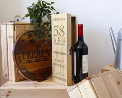 Caisse à vin personnalisée anniversaire - Âge|Cadeaux.com Sale