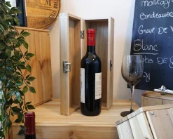 Caisse à vin personnalisée mariage - Prénoms couple|Cadeaux.com Discount