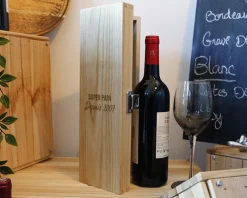 Caisse à vin personnalisée anniversaire - Message|Cadeaux.com Discount