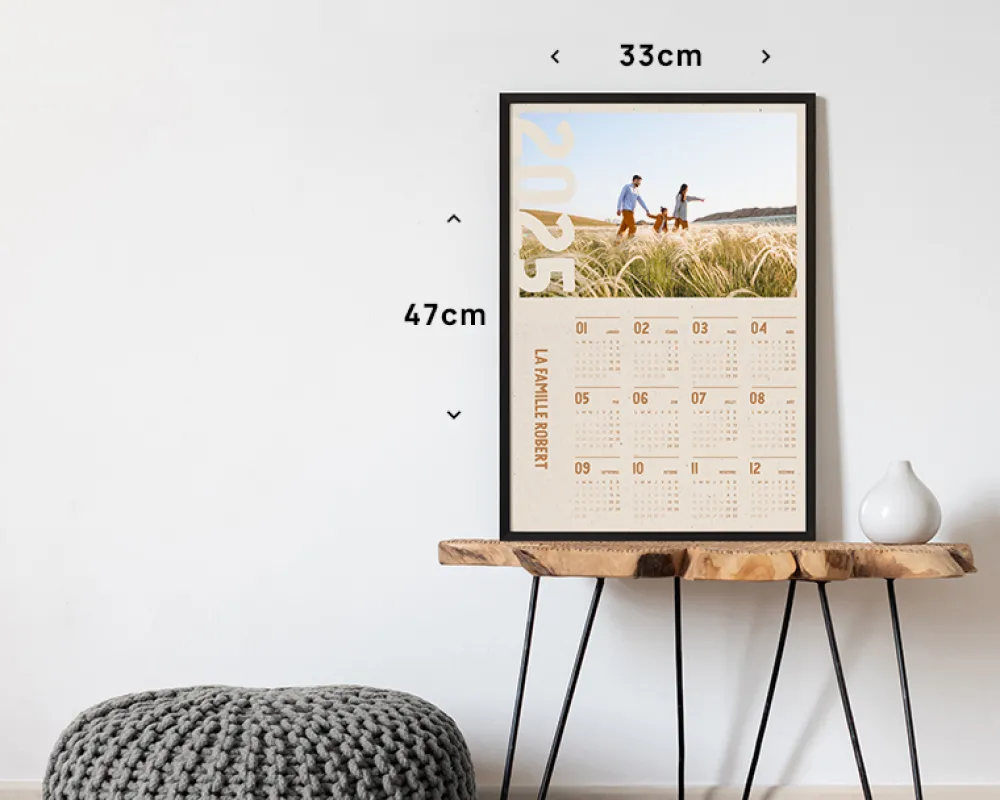 Calendrier personnalisé - Photo|Cadeaux.com