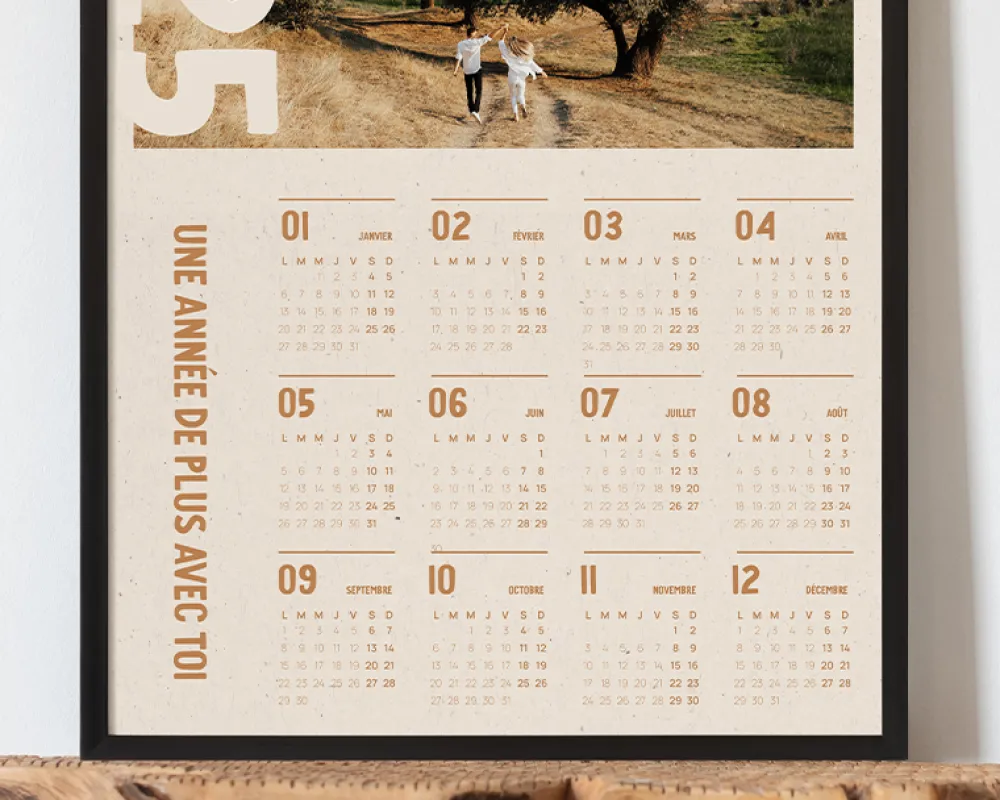 Calendrier personnalisé - Photo|Cadeaux.com