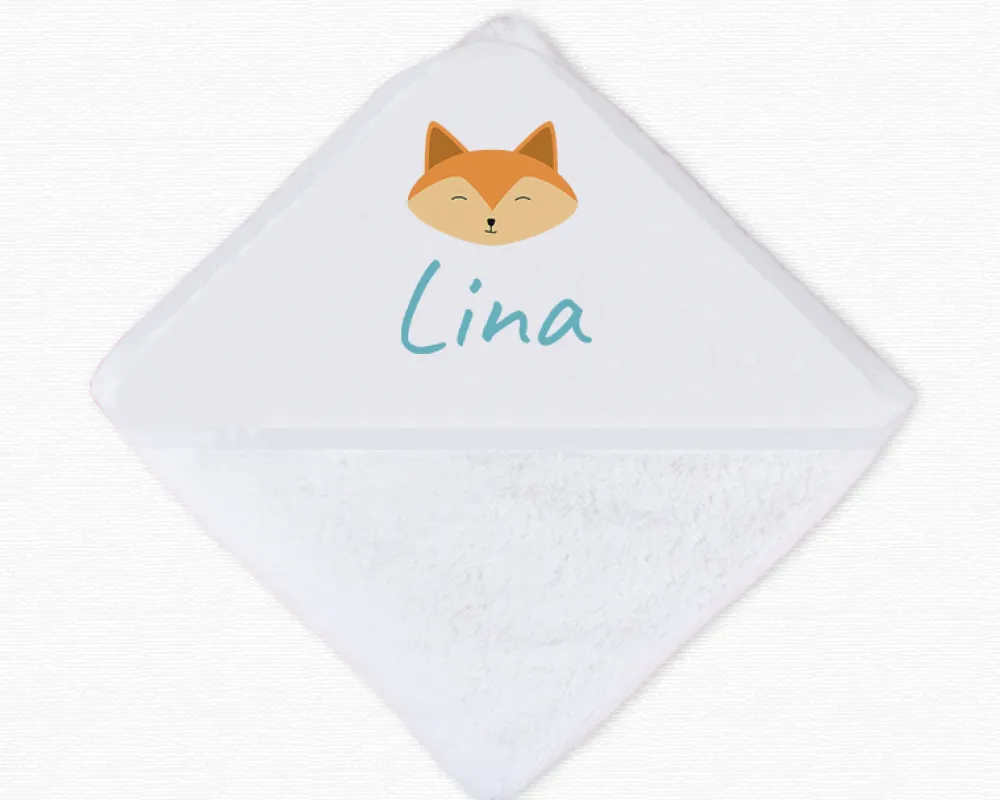 Cape de bain Personnalisable - Petit Renard|Cadeaux.com Clearance