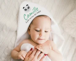 Cape de bain Personnalisable - Petit Panda|Cadeaux.com