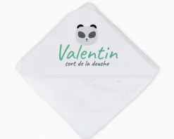 Cape de bain Personnalisable - Petit Panda|Cadeaux.com