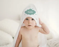 Cape de bain Personnalisable - Nuage|Cadeaux.com