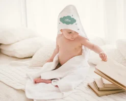 Cape de bain Personnalisable - Nuage|Cadeaux.com