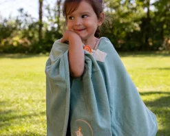 Cape de bain personnalisée brodée - Pingouin Vert|Cadeaux.com Discount