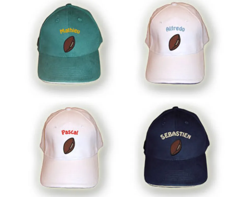 Casquette Rugby à Votre Prénom|Cadeaux.com New