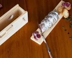 Cave à saucisson personnalisée et son couteau|Cadeaux.com Online