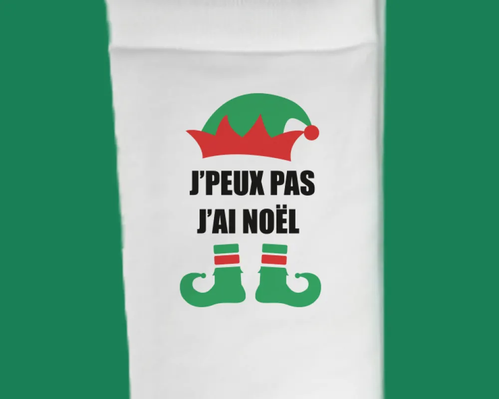 Chaussettes de Noël personnalisées - Lutin|Cadeaux.com Online