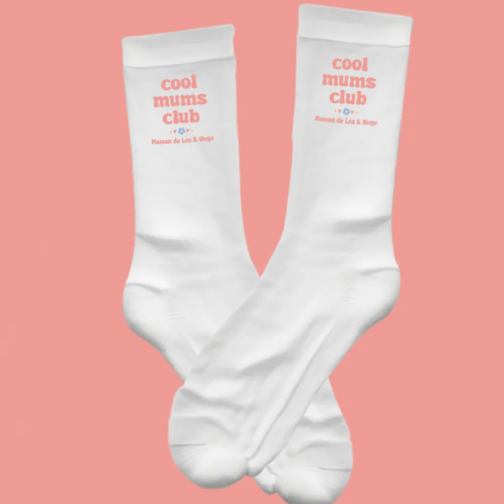 Chaussettes personnalisées - Cool Mums Club|Cadeaux.com Hot